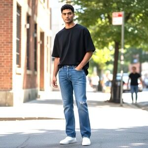 Citizens Of Humanity Premium Vintage Relaxed Straight Button Fly Jean Sz 34 x 33